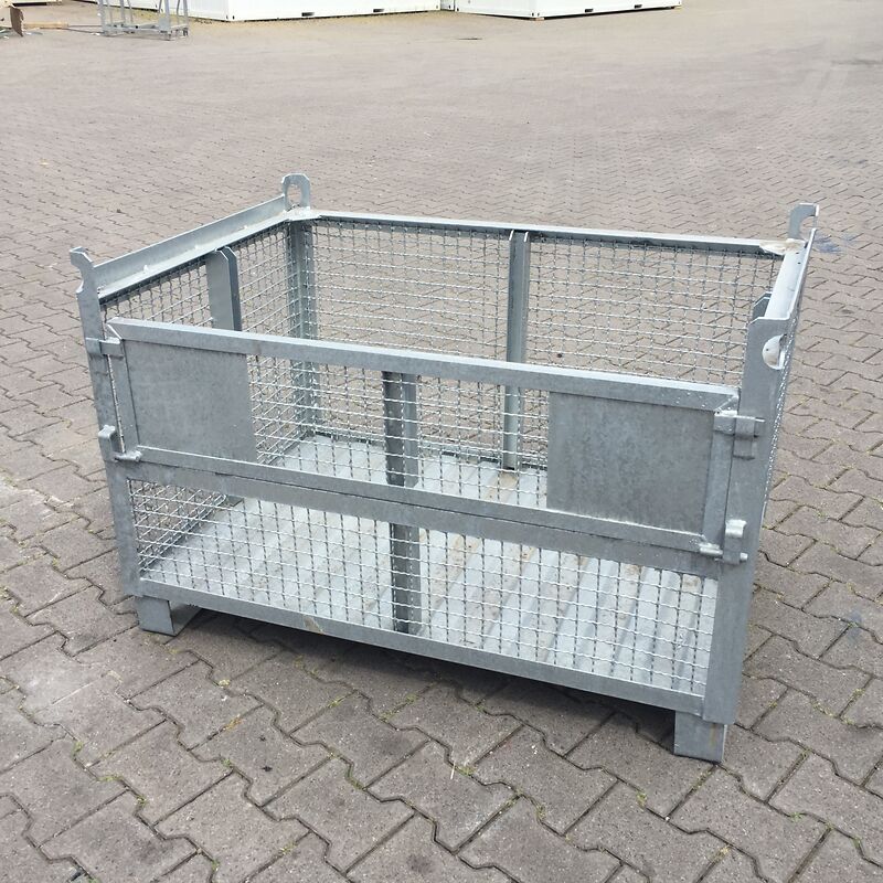 Hünnebeck | Euro-Gitterbox 120/80, Kleinteilebox - 3 Sterne