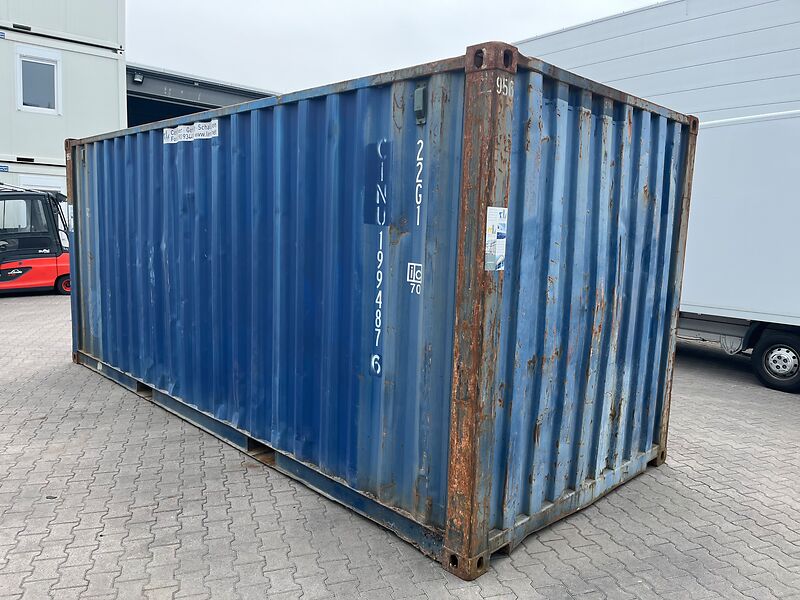 Lagercontainer 20' (6058 x 2438 x 2591 mm LxBxH)