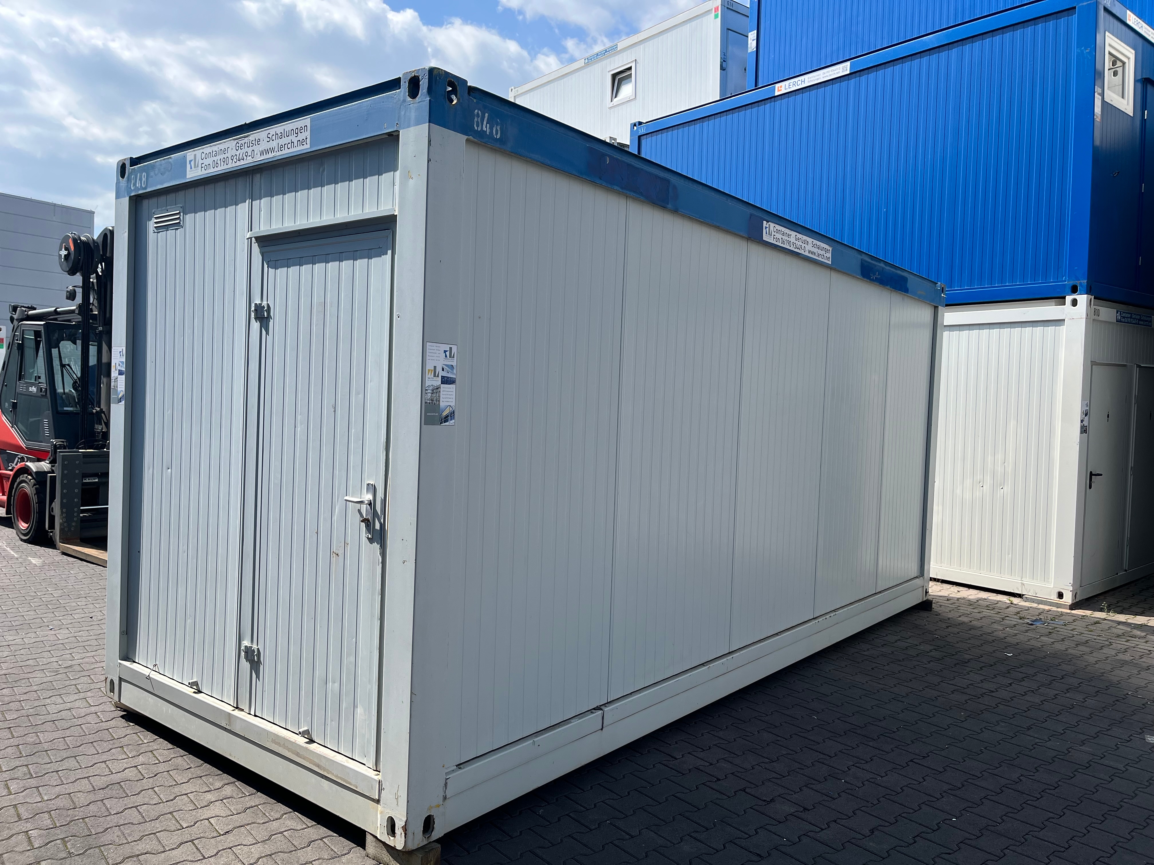 Aktionspreis Bürocontainer 20Fuß+ Klima | ** stark gebraucht