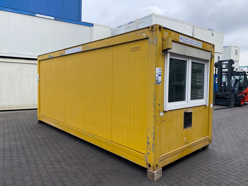 Aktionspreis Bürocontainer 20 Fuß 1 Stern - defekt
