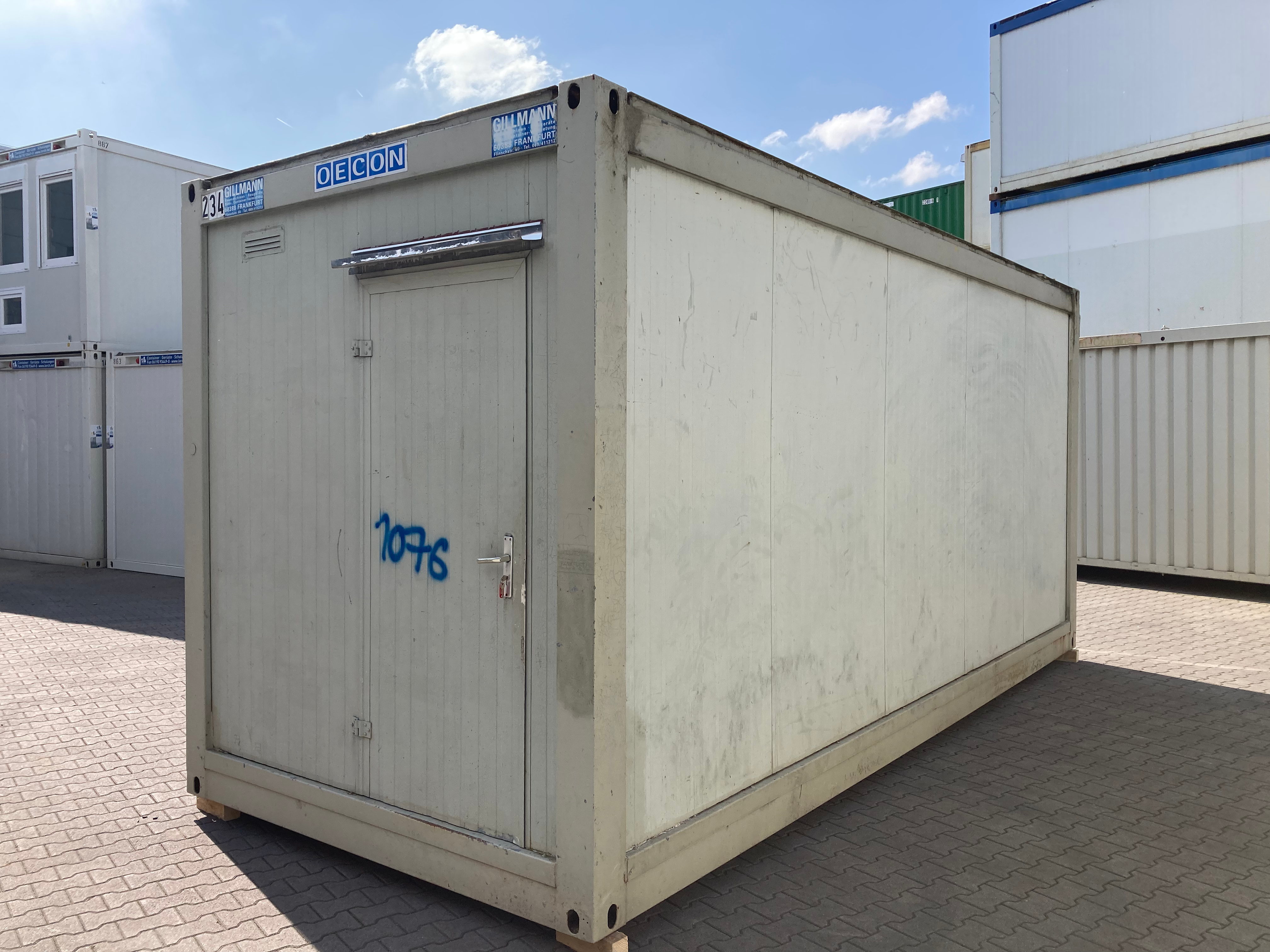 Aktionspreis Bürocontainer 20 Fuß | 1 Stern - defekt
