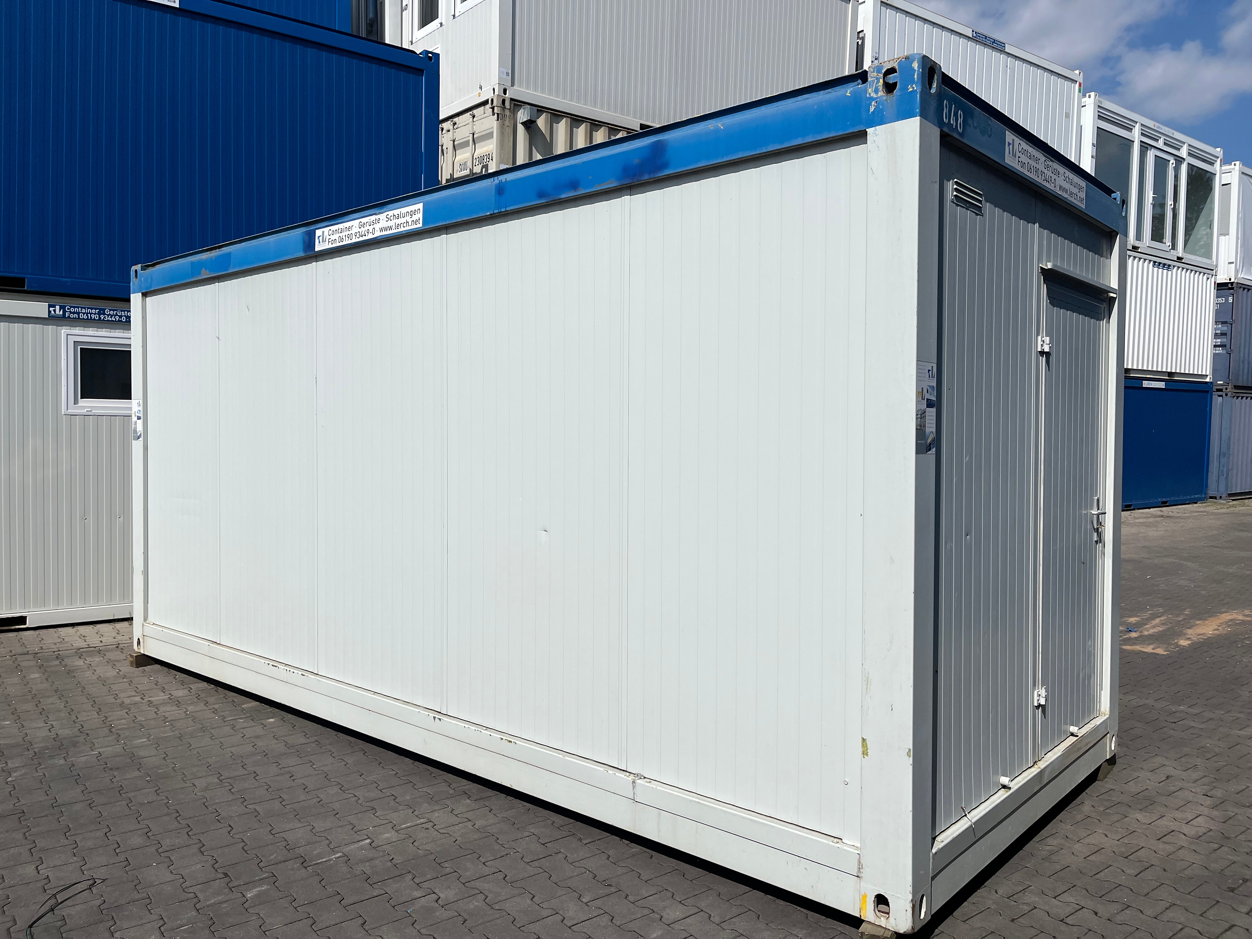 Aktionspreis Bürocontainer 20Fuß+ Klima | ** stark gebraucht