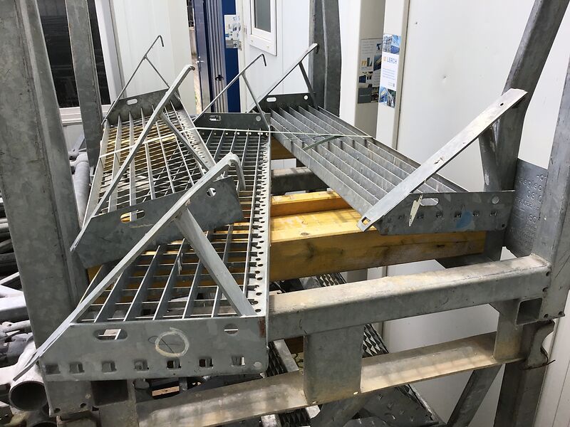 Baustellentreppe ohne Hülse 100cm breit | 12080
