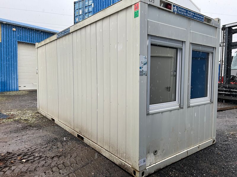 Aktionspreis Bürocontainer 20 Fuß | 3 Sterne - guter Zustand