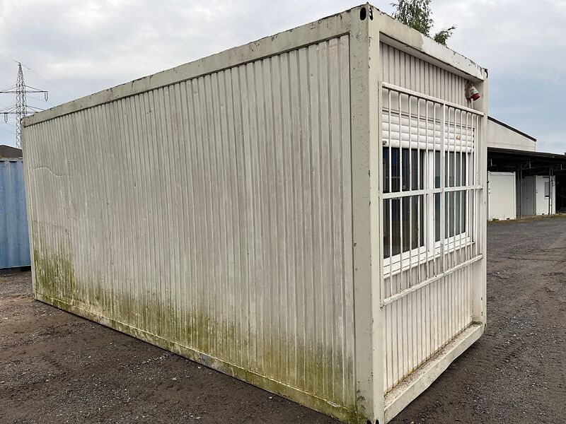 Aktionspreis Bürocontainer 20 Fuß 1 Stern - defekt