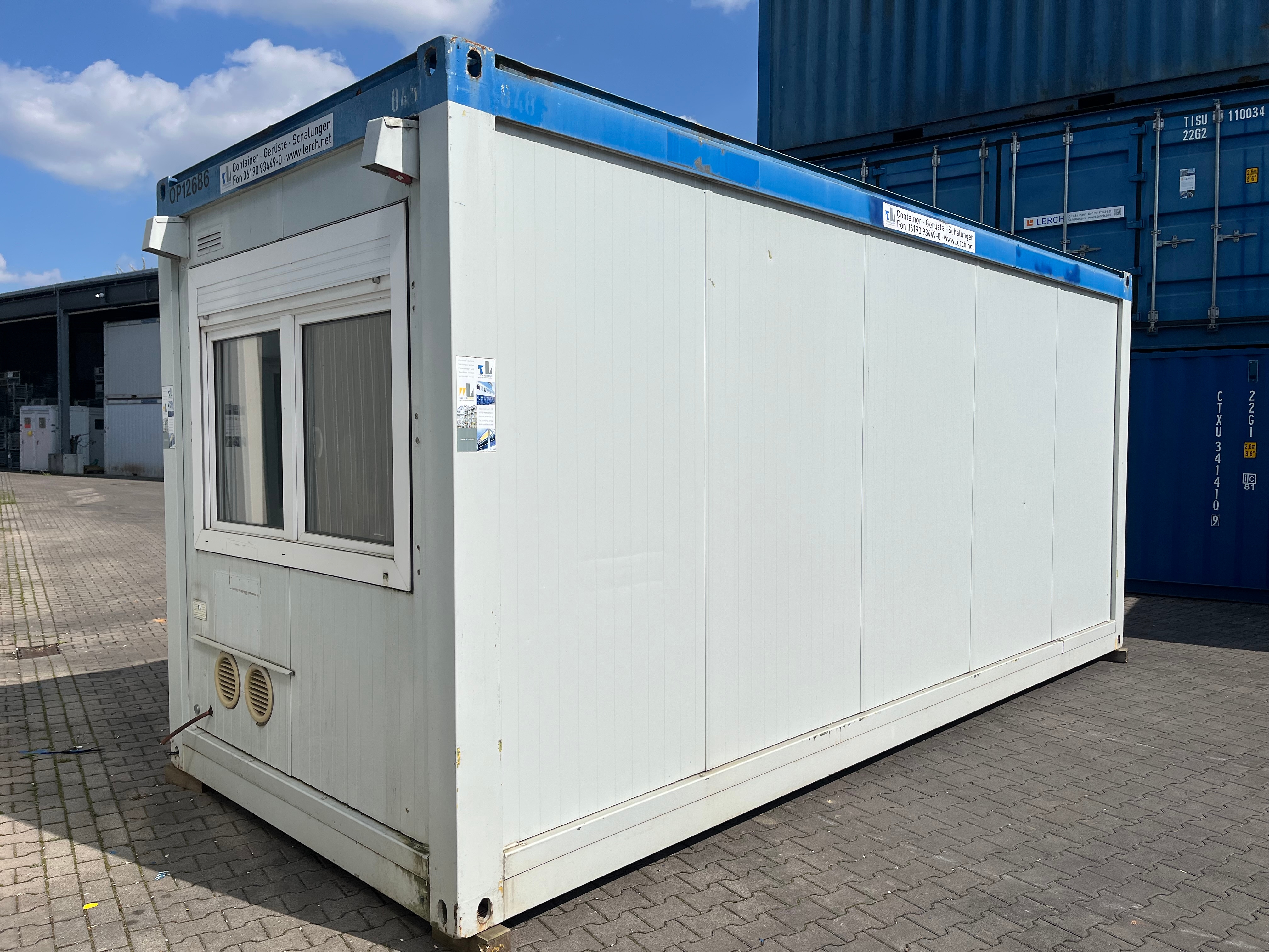 Aktionspreis Bürocontainer 20Fuß+ Klima | ** stark gebraucht