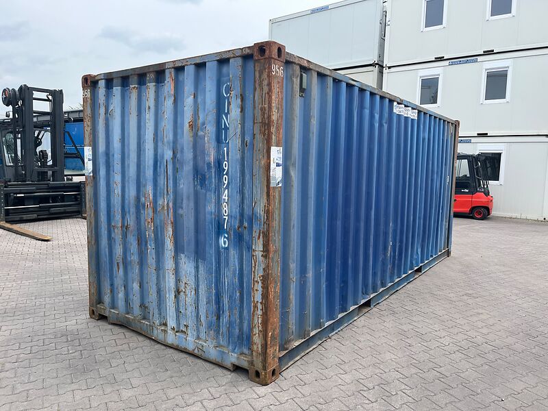 Lagercontainer 20' (6058 x 2438 x 2591 mm LxBxH)