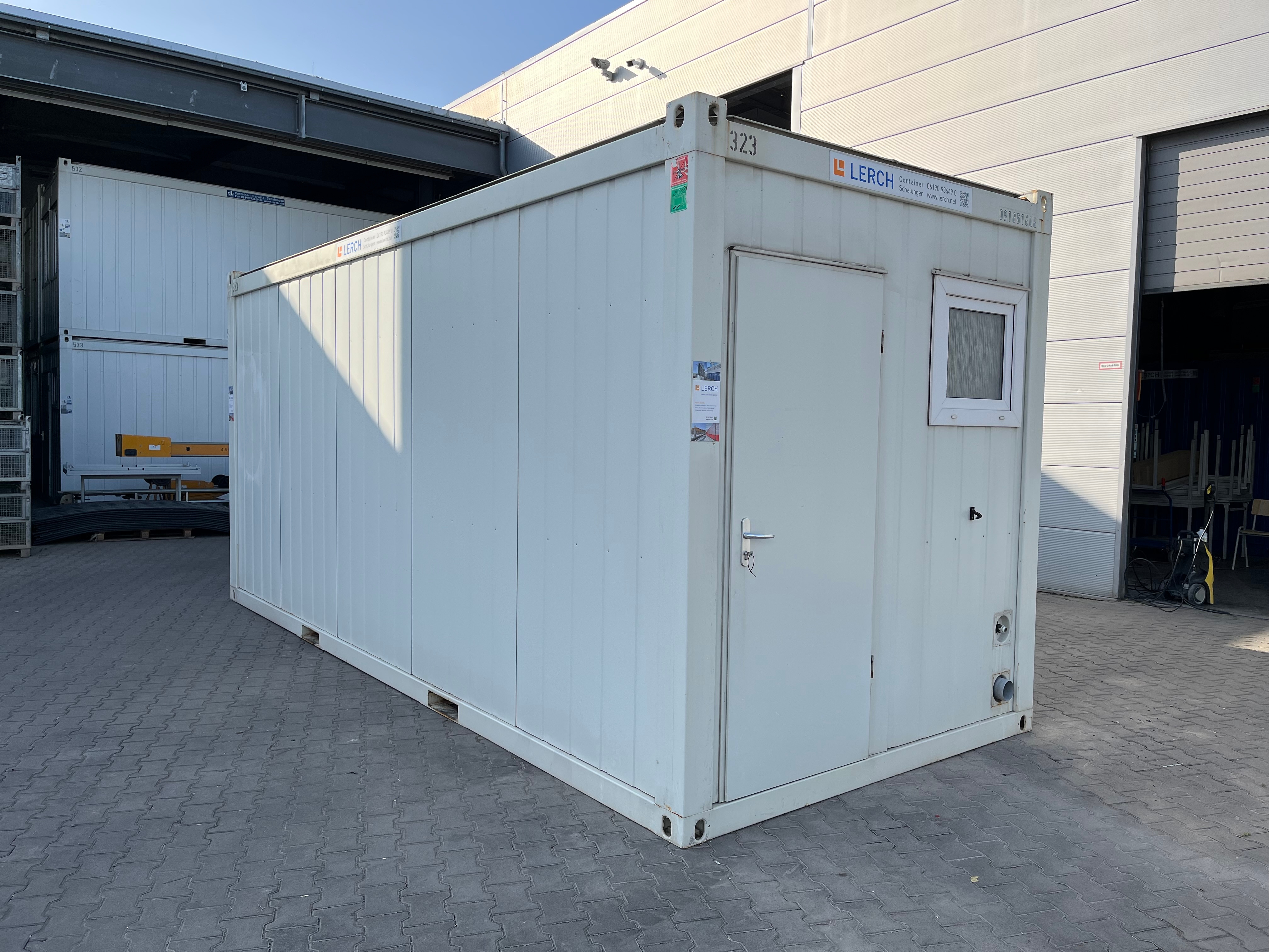 Aktionspreis Bürocontainer20' WC+Kü