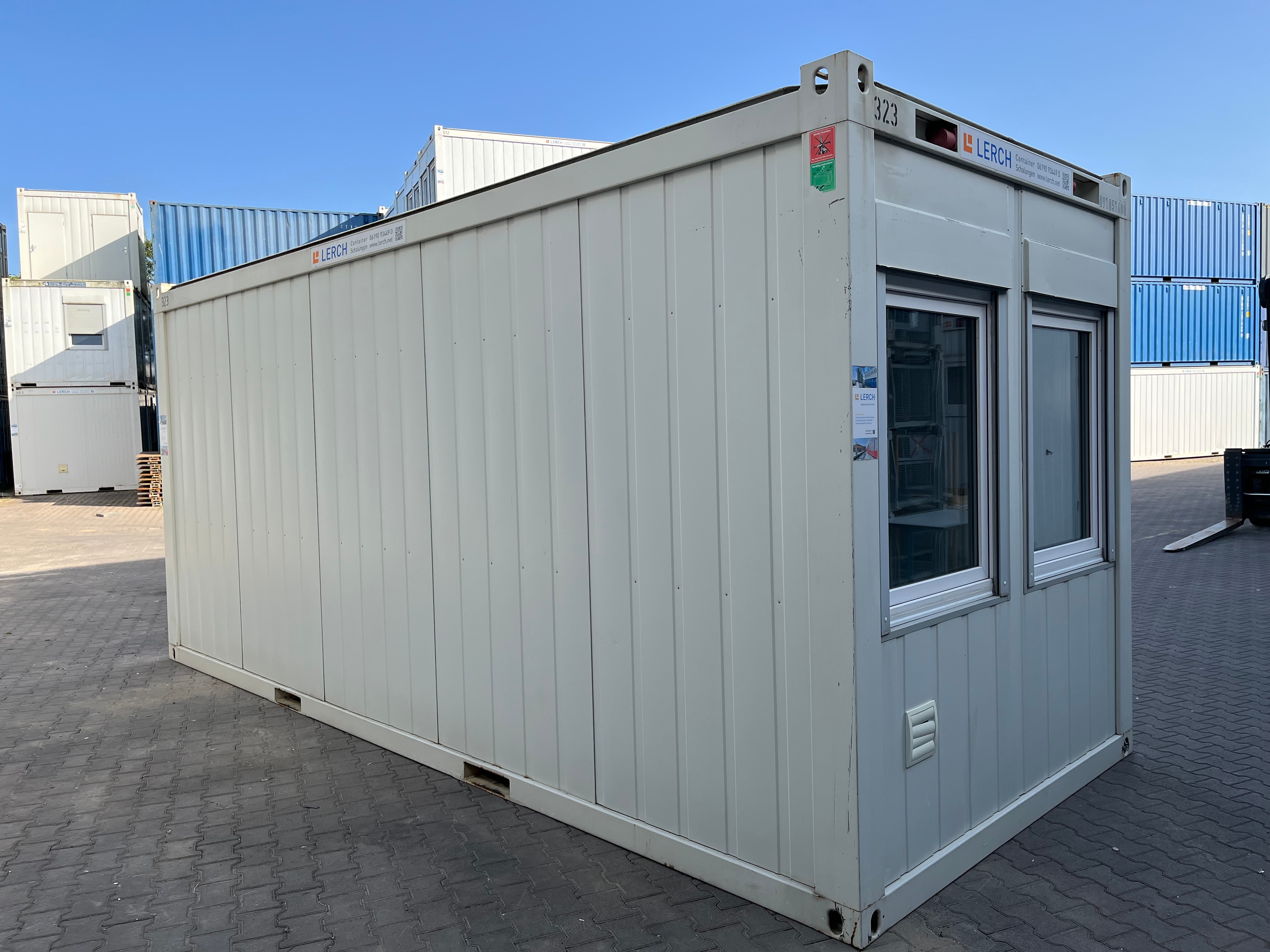 Aktionspreis Bürocontainer20' WC+Kü