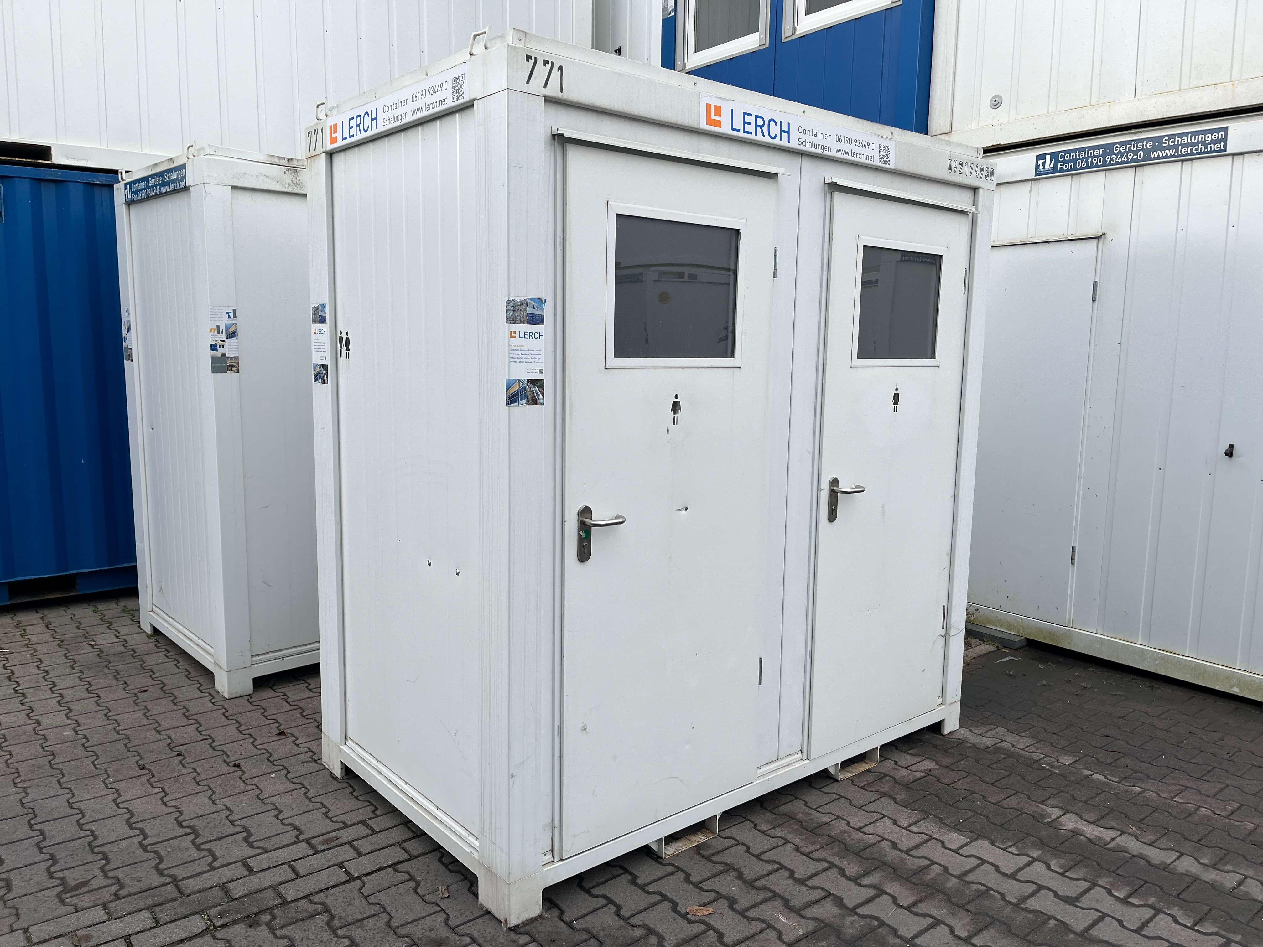 Sanitärcontainer 08' D/H | 4 Sterne - sehr guter Zustand