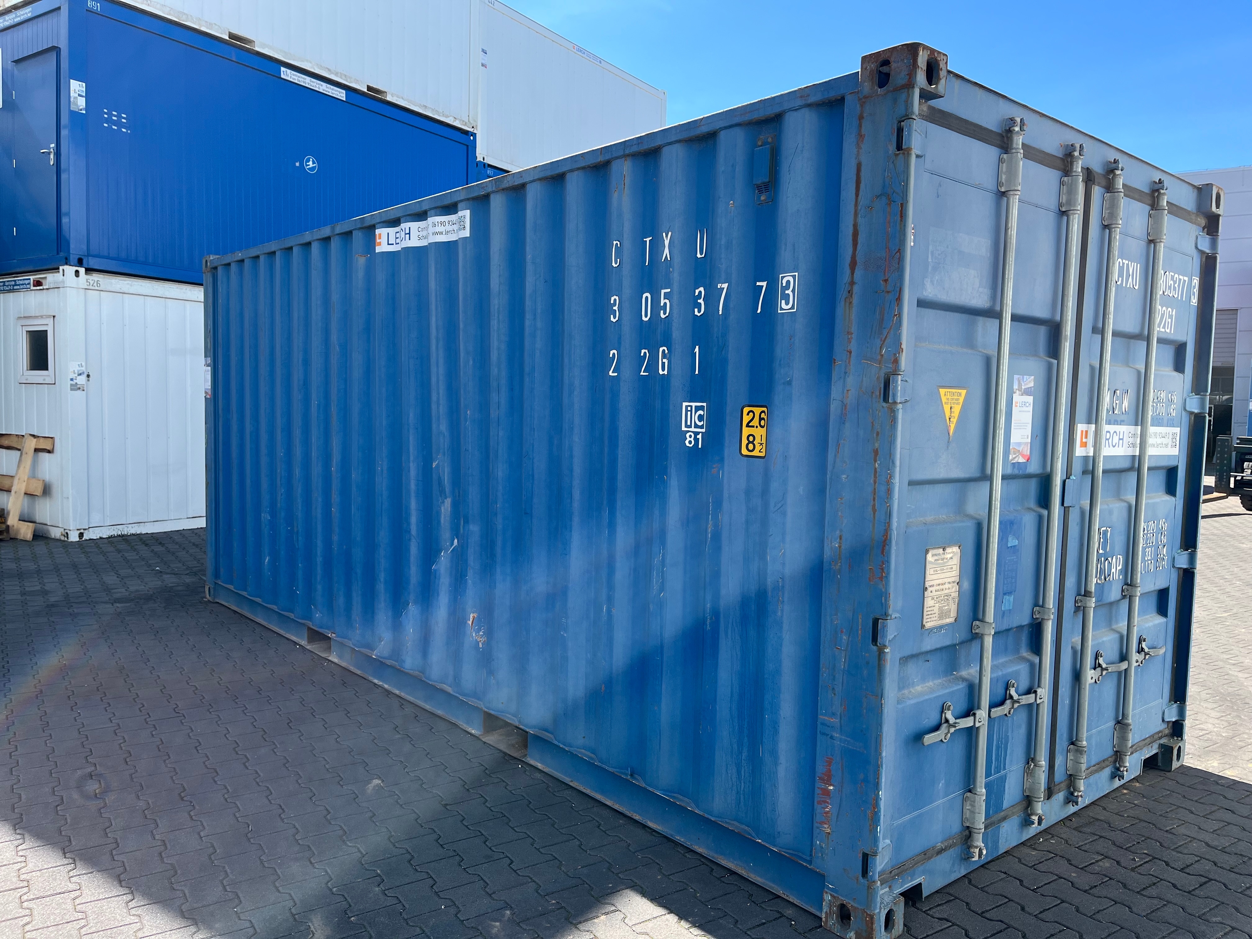 Lagercontainer 20 Fuß | 3 Sterne - guter Zustand