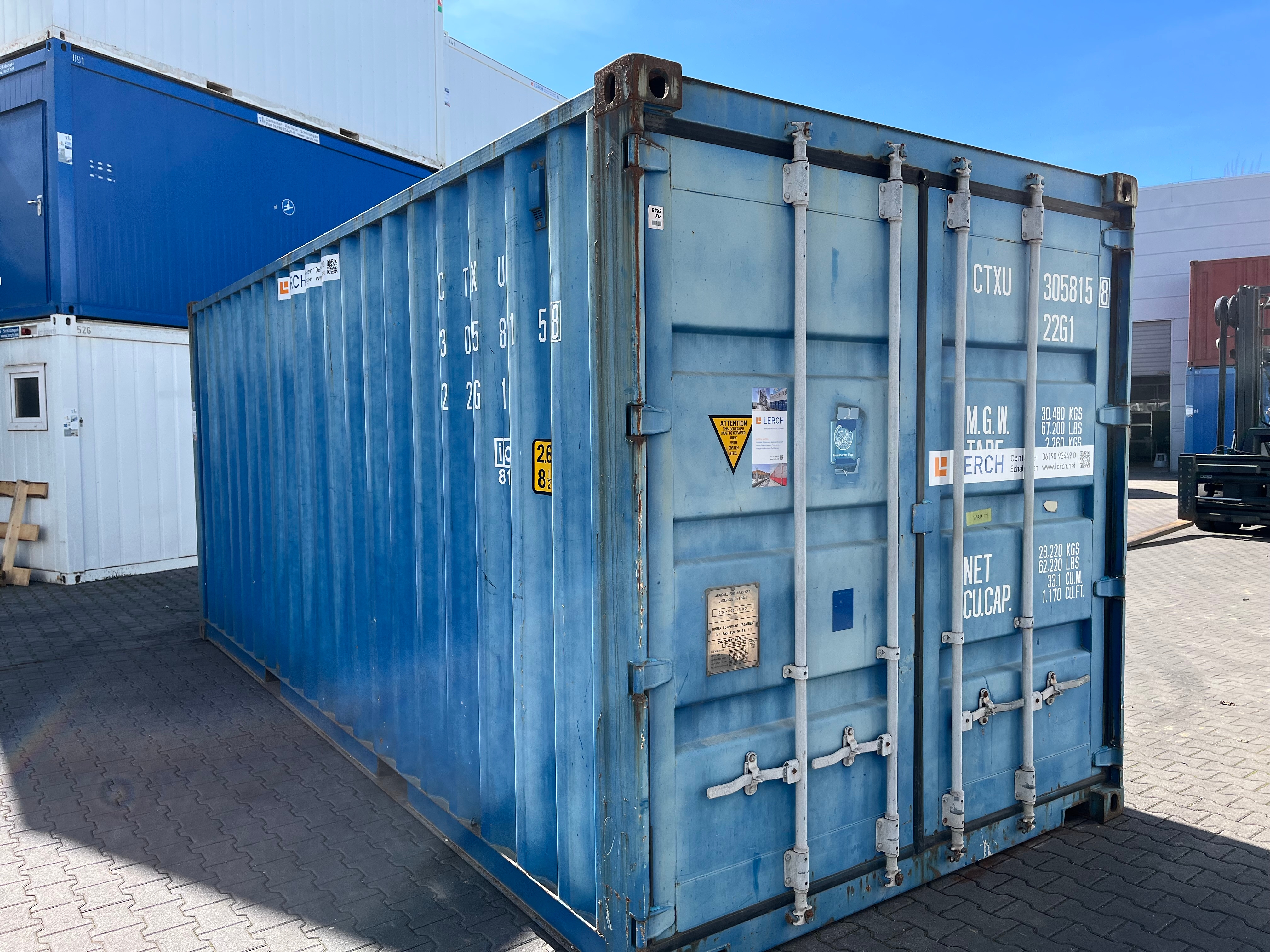 Lagercontainer 20 Fuß | 3 Sterne - guter Zustand