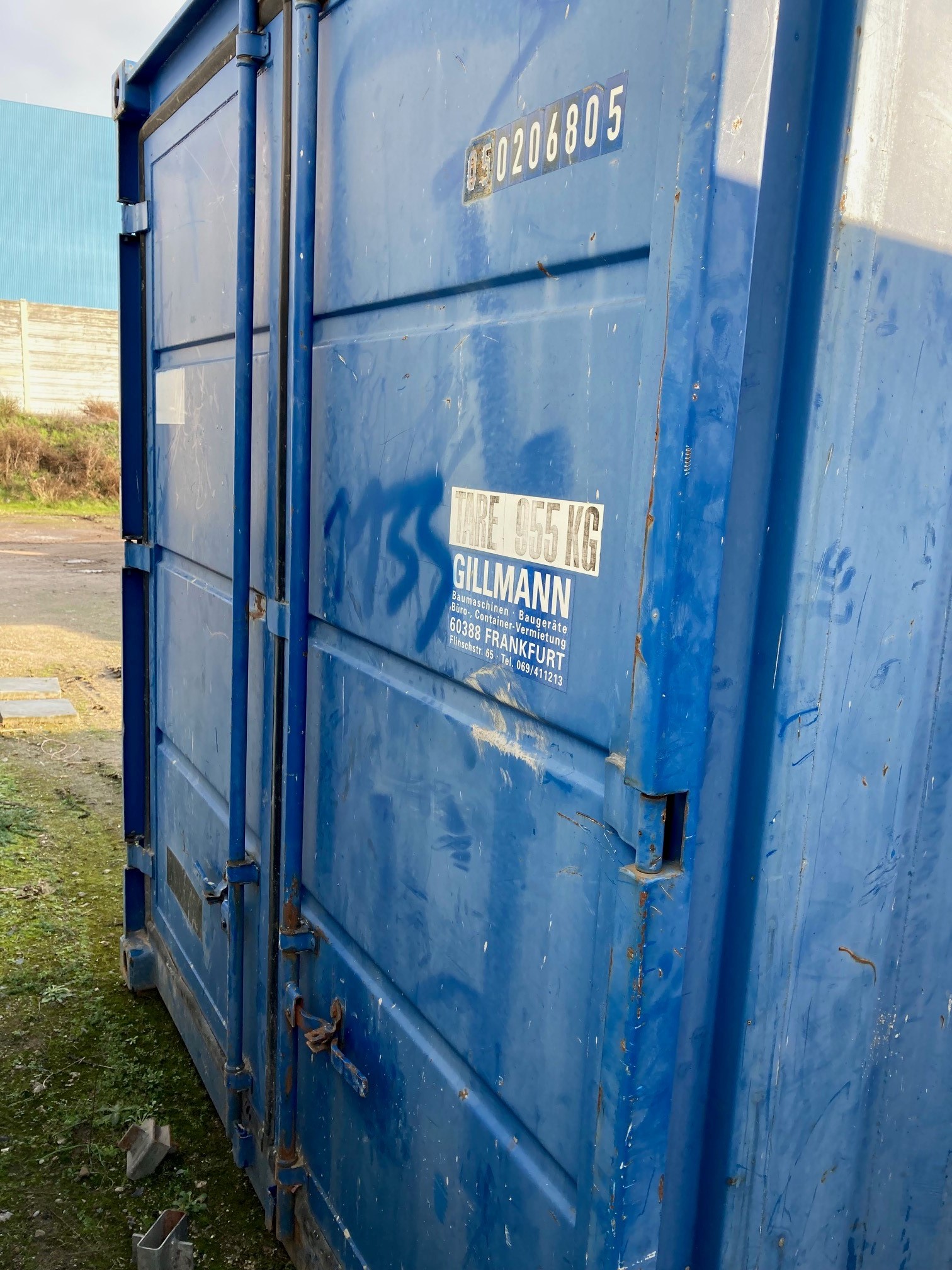 Lagercontainer 10' (2991 x 2438 x 2591 mm LxBxH)