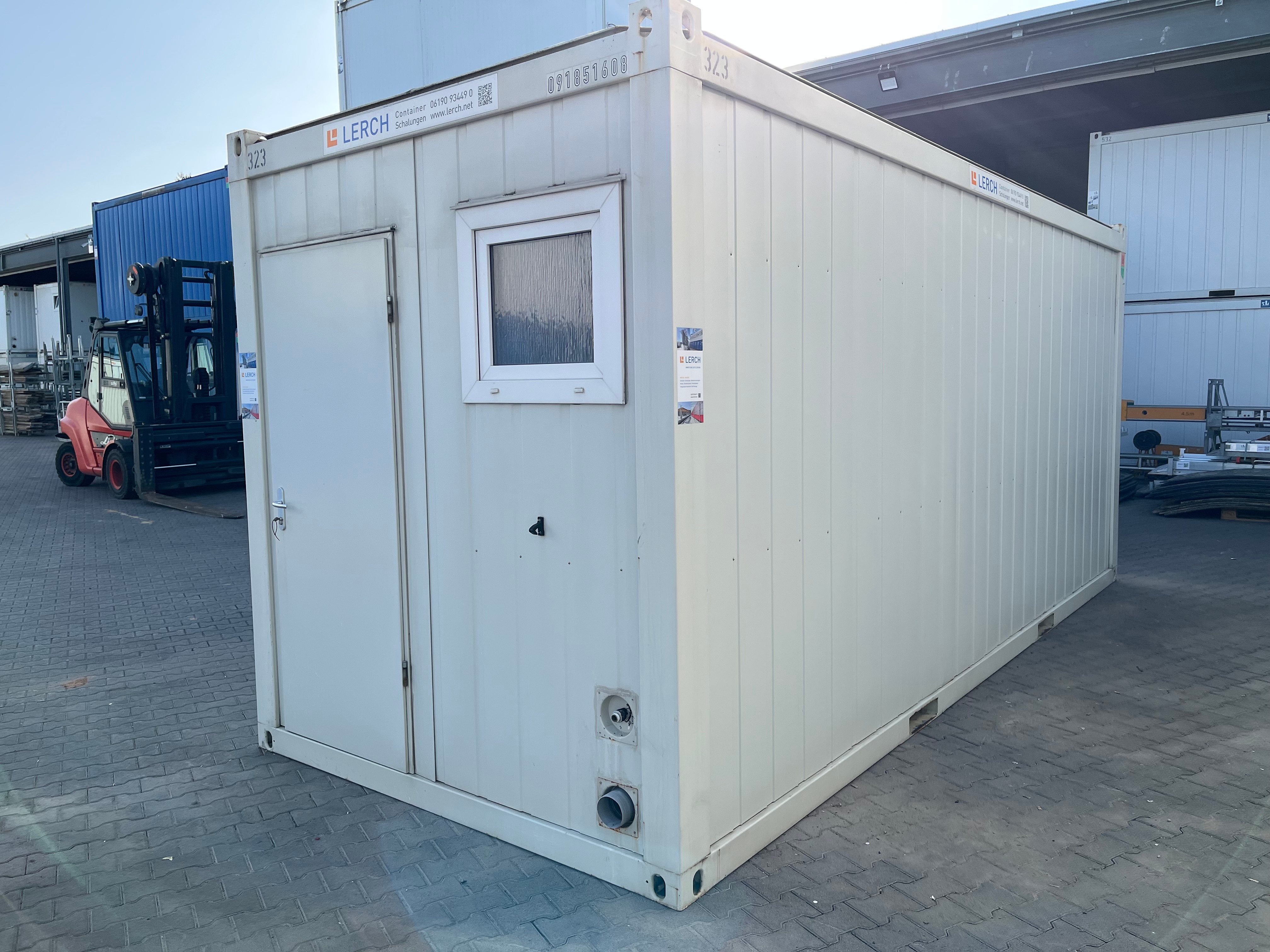 Aktionspreis Bürocontainer20' WC+Kü