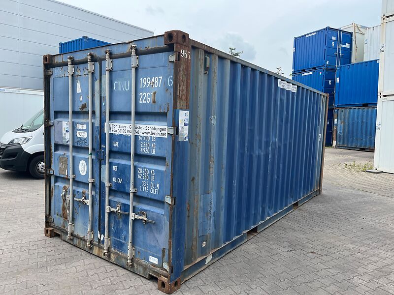 Lagercontainer 20' (6058 x 2438 x 2591 mm LxBxH)