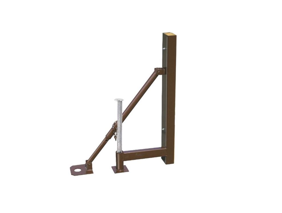 Abschalstütze 75cm, lackiert + 2 Erdnägel, verzinkt