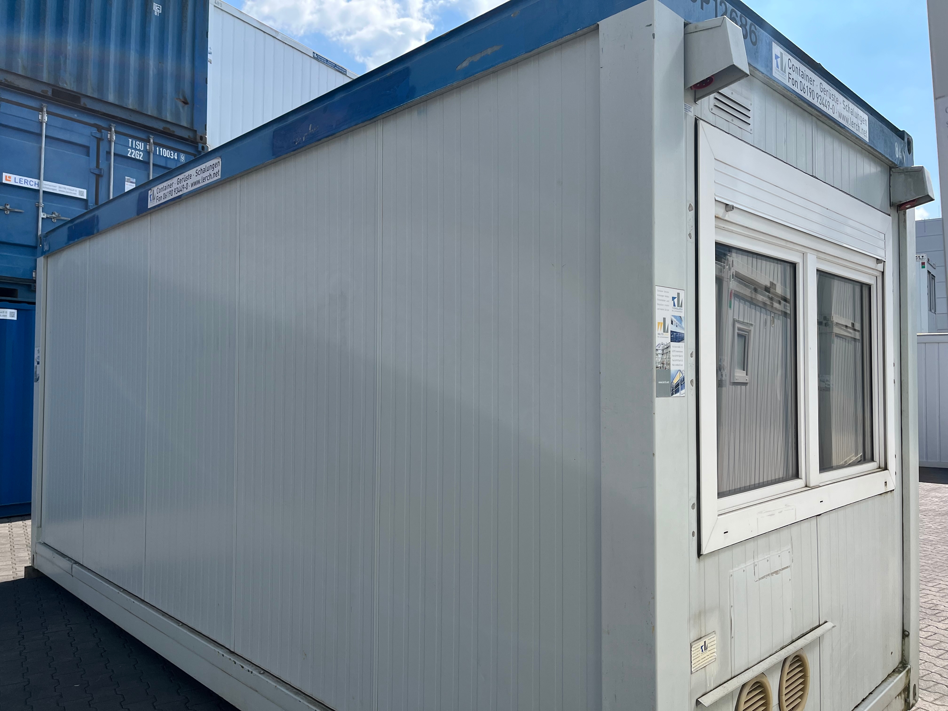 Aktionspreis Bürocontainer 20Fuß+ Klima | ** stark gebraucht